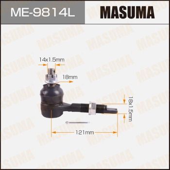 Наконечник рулевой левый Masuma ME9814L