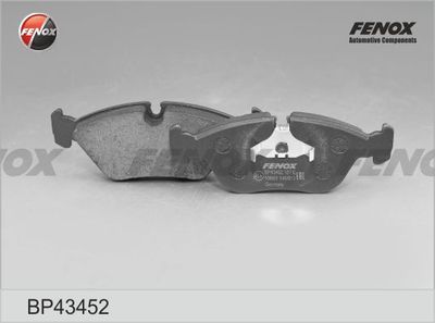 Колодки тормозные передние FENOX BP43452