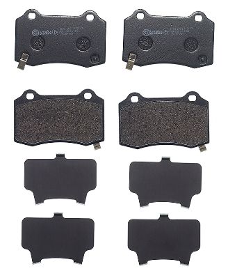 Колодки тормозные дисковые задние BREMBO P30074