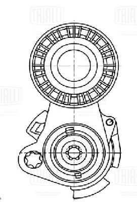Натяжитель приводного ремня TRIALLI CM5400