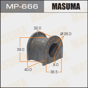 Втулка стабилизатора переднего Masuma MP666