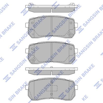 Колодки тормозные дисковые задние SANGSIN SP1192