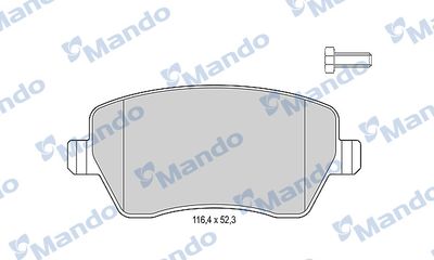 Колодки тормозные Mando MBF015179