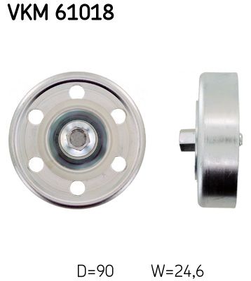 Ролик ремня приводного SKF VKM61018