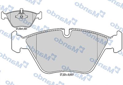 Колодки Mando MBF015230