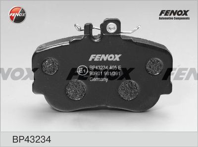 Колодки тормозные передние FENOX BP43234