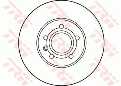 Диск тормозной передний TRW DF2776