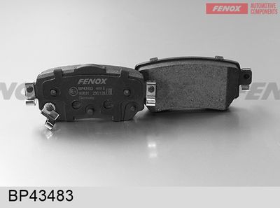 Колодки тормозные дисковые задние FENOX BP43483