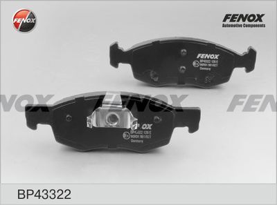Колодки тормозные передние FENOX BP43322