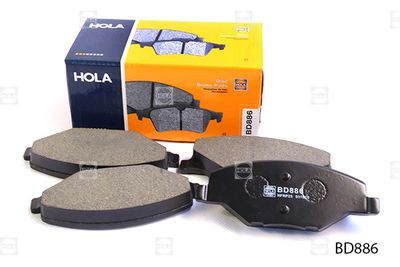 Колодки тормозные дисковые HOLA BD886