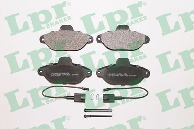 Колодки тормозные передние LPR 05P1906