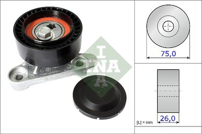 Ролик натяжителя INA 531087110