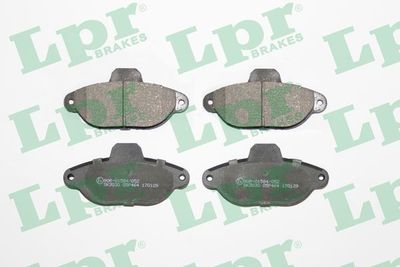 Колодки тормозные передние LPR 05P464