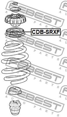 Подшипник опоры амортизатора FEBEST CDBSRXF