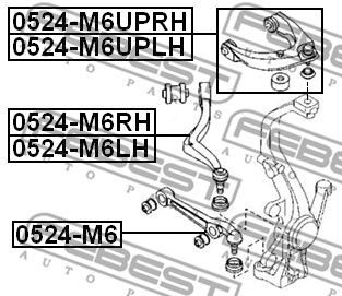 Рычаг передней подвески правый нижний FIXAR FQ0787R