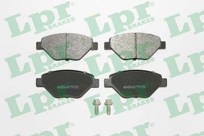 Колодки тормозные дисковые LPR 05P910