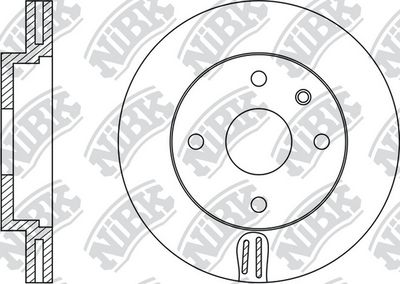 Диск тормозной передний MARSHALL M2000416