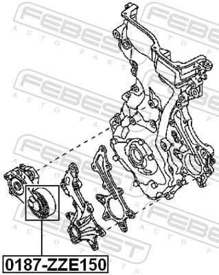 Натяжитель ремня в сборе TOYOTA 1662036013