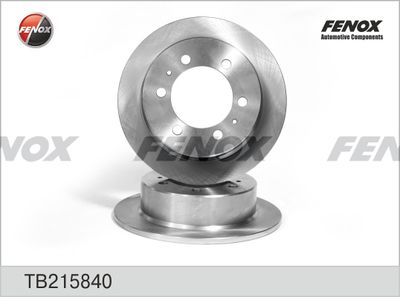 Диск тормозной задний FENOX TB215840