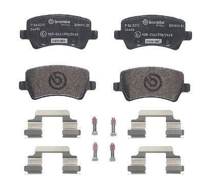 Колодки тормозные дисковые BREMBO P86021X