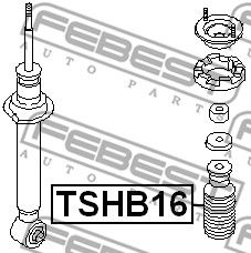 Комплект пылезащитный амортизатора FEBEST TSHB16