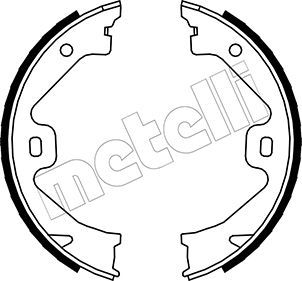 Колодки тормозные барабанные METELLI 530369