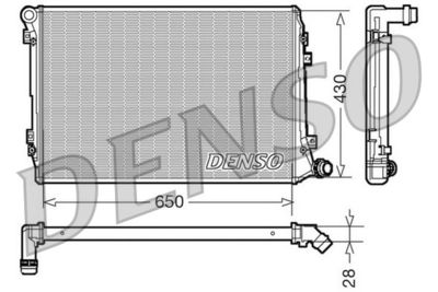 Радиатор охлаждения DENSO DRM32037