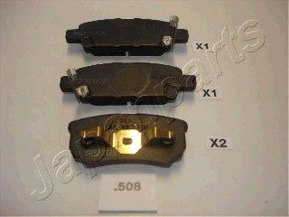 Колодки тормозные дисковые JAPANPARTS PP508AF