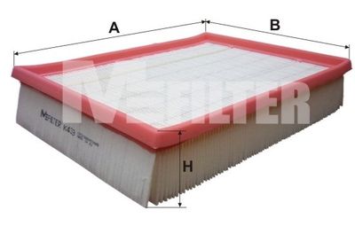 Фильтр воздушный M-Filter K433
