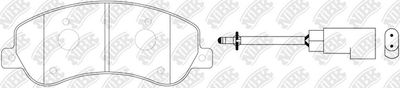 Колодки тормозные передние с датчиком NIBK PN0444W
