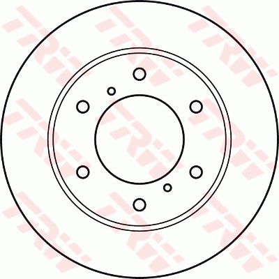 Диск тормозной передний TRW DF4920