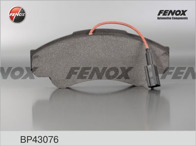 Колодки тормозные передние FENOX BP43076