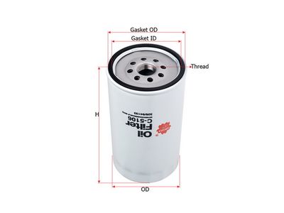 Фильтр масляный SAKURA C5106