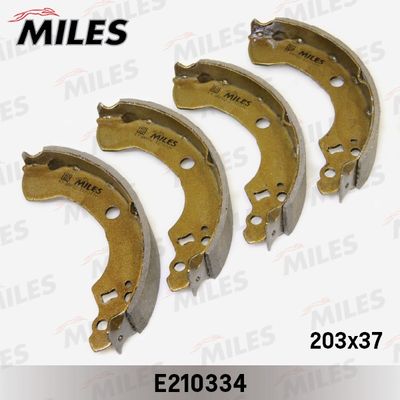 Колодки тормозные барабанные Miles E210334