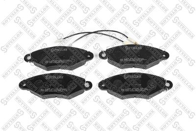 Колодки тормозные дисковые передние STELLOX 654001SX