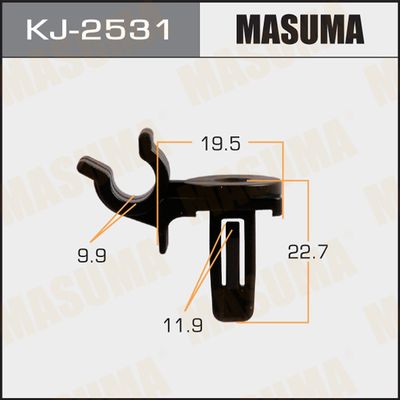 Клипса крепления Masuma KJ2531