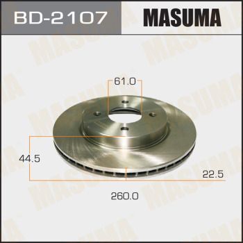 Диск тормозной Masuma BD2107