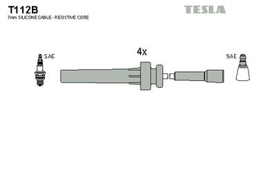 Провода зажигания TESLA T112B