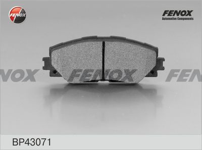 Колодки тормозные передние FENOX BP43071