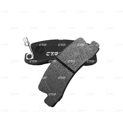 Колодки тормозные дисковые задние CTR GK1018