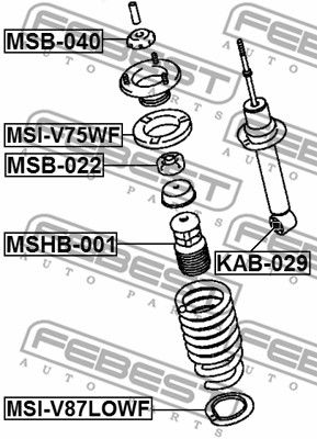 Прокладка пружины MITSUBISHI MR448174