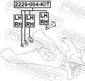 Болт развальный Hyundai/Kia 542203E600