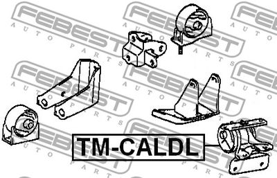 Опора двигателя FEBEST TMCALDL