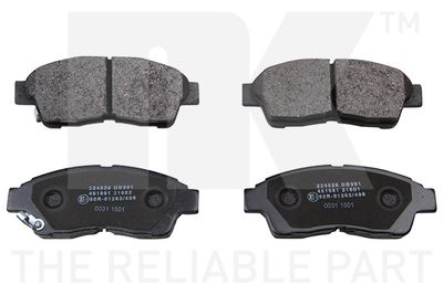 Колодки тормозные передние NK 224528