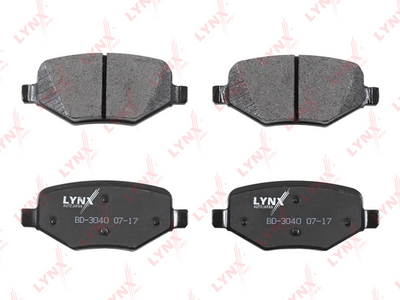 Колодки тормозные задние LYNXauto BD3040