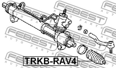 Пыльник рулевой рейки FEBEST TRKBRAV4