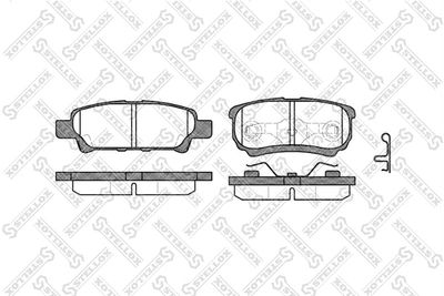 Колодки тормозные дисковые задние PART-ONE 1BP083