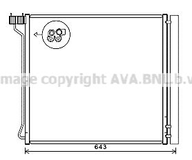 Радиатор кондиционера AVA BW5474D