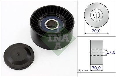 Ролик натяжителя INA 531087310