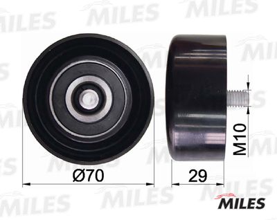 Ролик ремня приводного Miles AG03108
